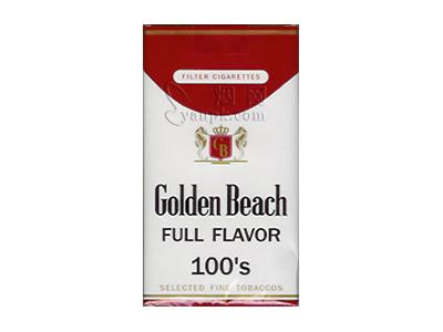 金色海滩(软全味精选烟草100S)香烟价格表2025 金色海滩(软全味精选烟草100S)价格表图一览表 