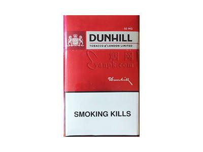 登喜路(硬红亚太免税版)香烟价格表2025 登喜路(硬红亚太免税版)参数详解 