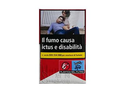 万宝路(软红意大利含税版)图片及价格 万宝路(软红意大利含税版)多少钱一盒？