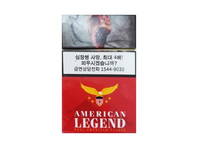 美国传奇(硬红韩国免税版)2026价格，美国传奇(硬红韩国免税版)多少钱一盒？